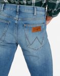 Pánské kalhoty Wrangler GREENSBORO MID SUMMER BLUE W15QV712Z