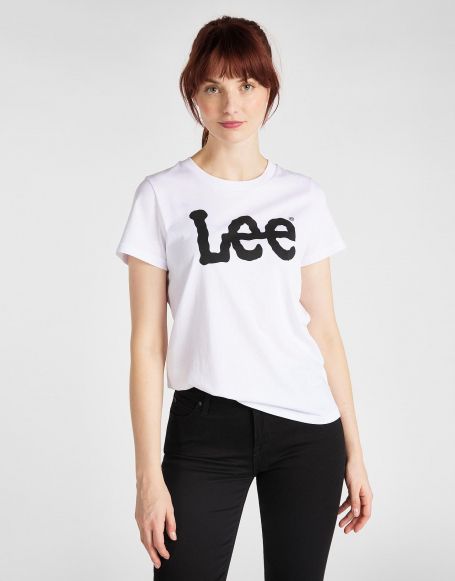 Dámské tričko Lee LOGO TEE WHITE M