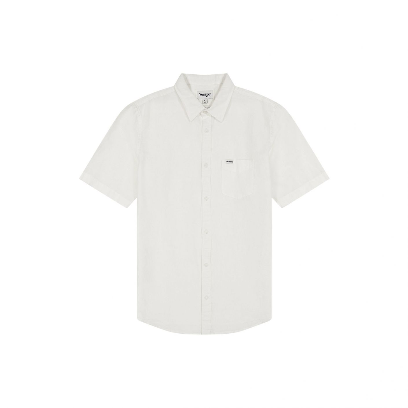 Pánská košile Wrangler SS 1 PKT SHIRT WORN WHITE 112352187 3XL-00